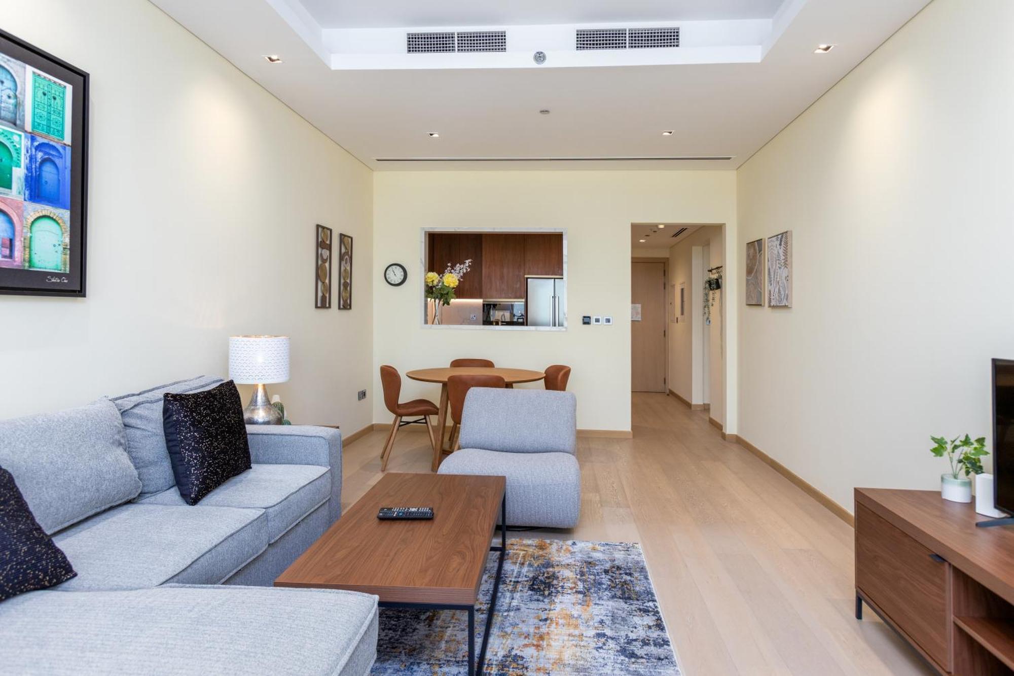 Modern 1Br Apartment, High Floor, Near Dubai Mall Екстер'єр фото