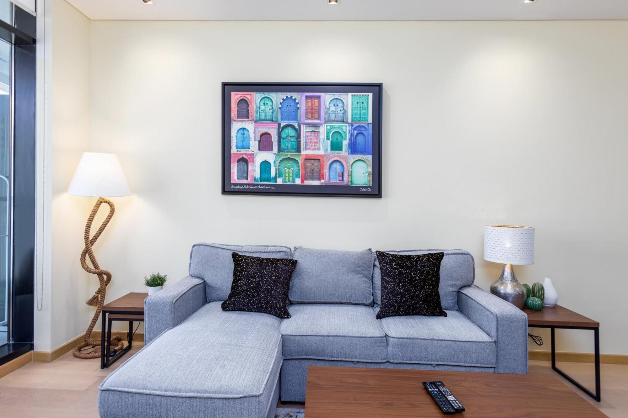 Modern 1Br Apartment, High Floor, Near Dubai Mall Екстер'єр фото